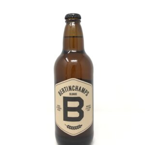 Bertinchamps blonde 50cl – Bière blonde à l’ancienne aux arômes de céréales grillées. - Degré d’alcool : 6
