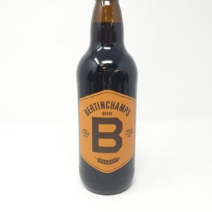 Bertinchamps brune 50cl – Bière Brune à l’ancienne aux odeurs de café.  - Degré d’alcool : 7 % – Ferme de Bertinchamps