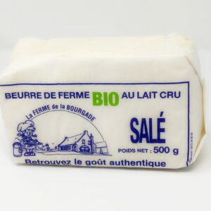 Beurre salé Bourgade bio 500g – - – Ferme de la Bourgade
