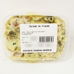 Salade de viande  +/-240 g boucherie Bourgeau – - – Boucherie Bourgeau