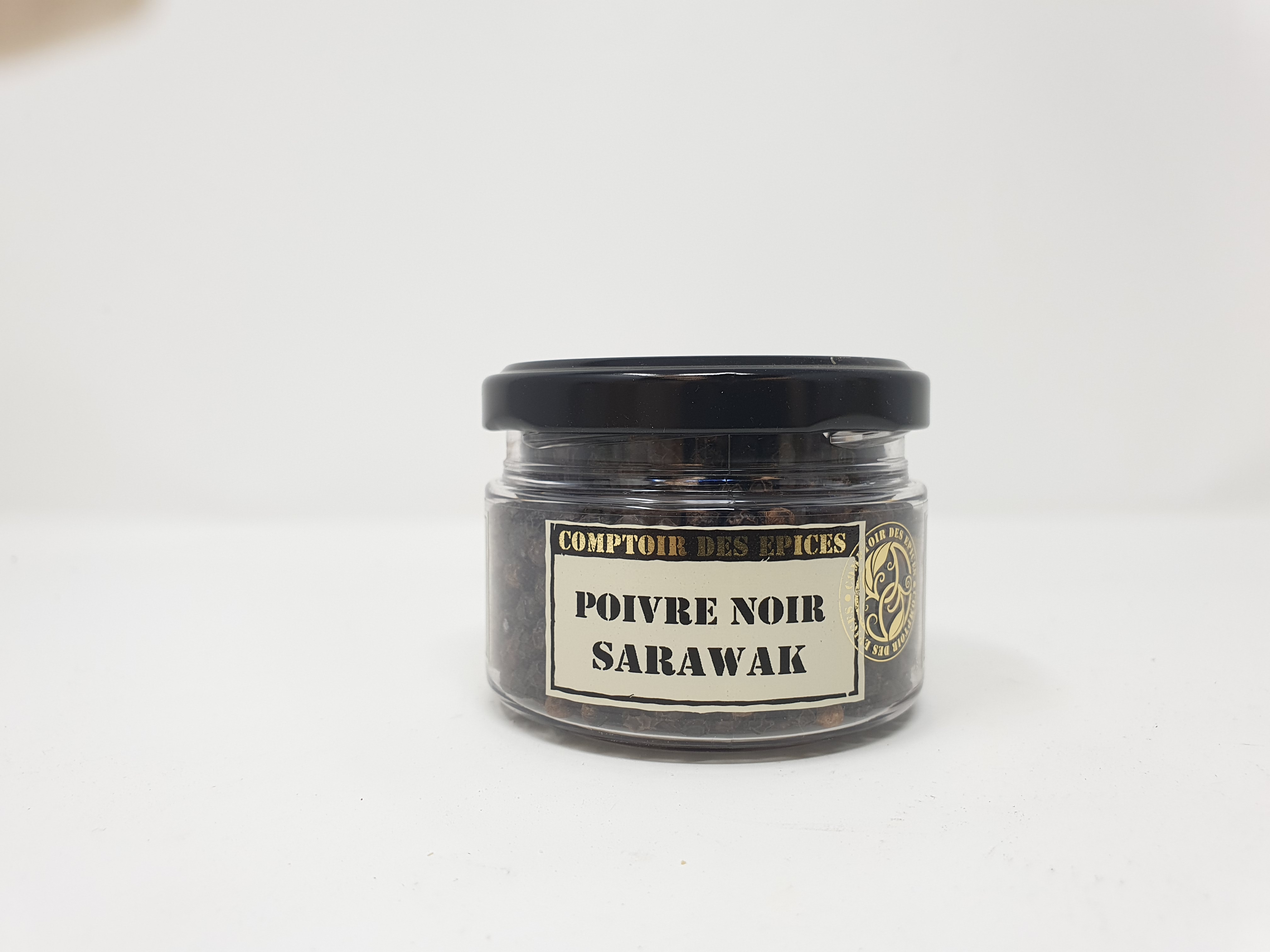 Poivre noir Sarawak 100ml – - – Comptoir des Epices Poivre noir Sarawak 100ml – - – Comptoir des Epices