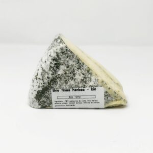 Brie fourré aux fines herbes  bio +/- 220 g – Brie de lait de vache pasteurisé