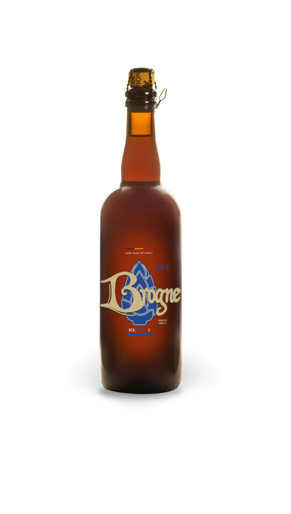Brogne brune 75cl Abbey Beer Bio – La Brogne Brune Bio associe 5 malts différents. Sa couleur brun foncé