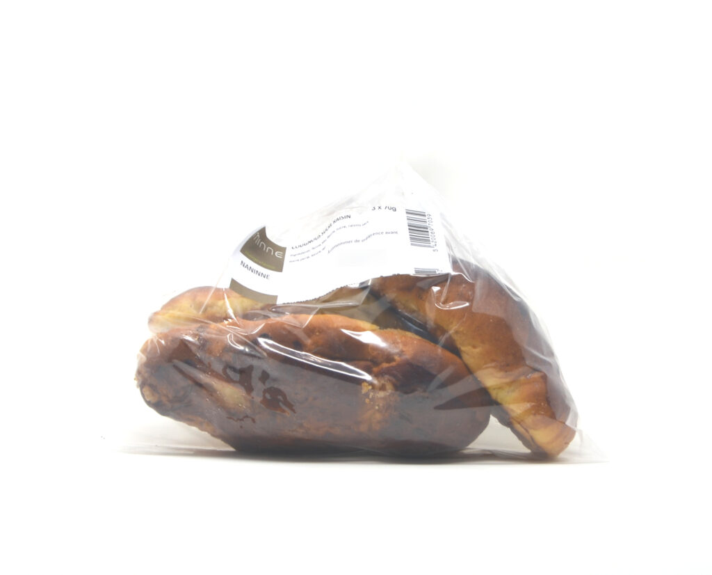 Cougnous raisin/sucre 3 pc – - – Pâtisserie Minne