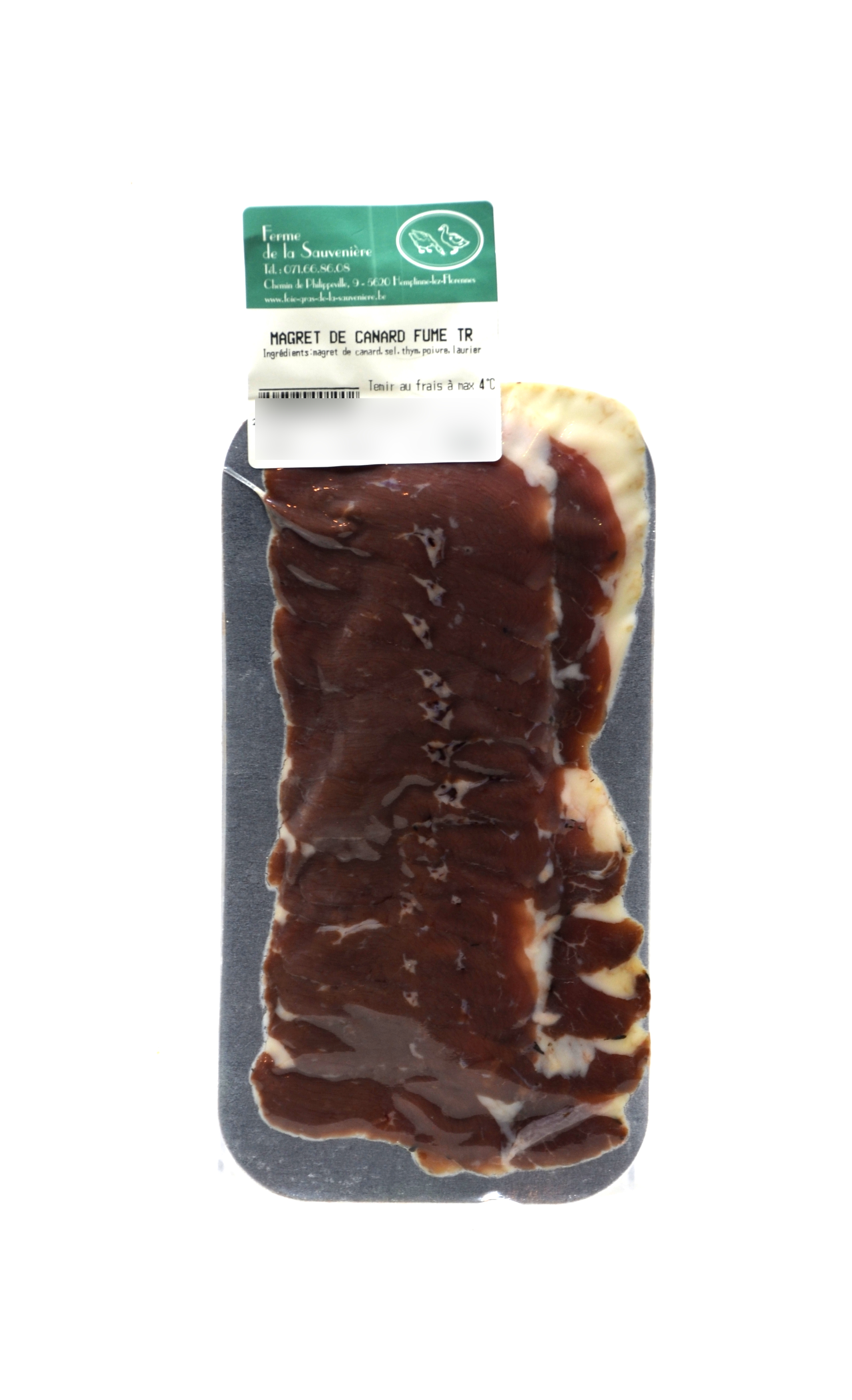 Magret fumé tranché 100g Ferme de la Sauvenière – - – Ferme de la Sauvenière Magret fumé tranché 100g Ferme de la Sauvenière – - – Ferme de la Sauvenière