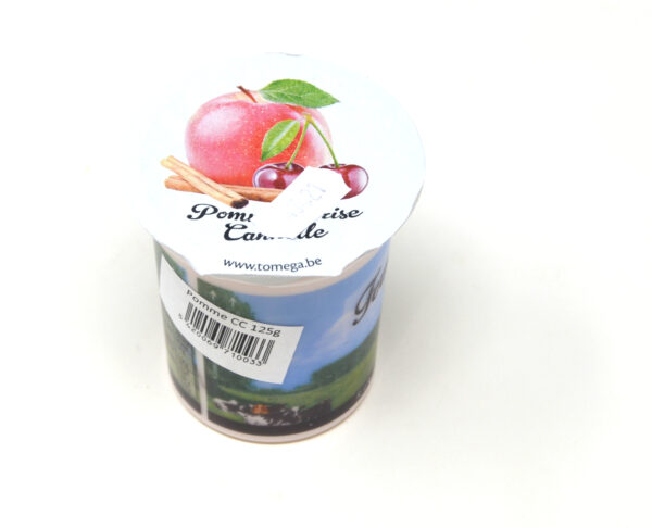 Yaourt lait de vache 125g Pomme-Cerise-Canelle Ferme Flémal – - – Ferme Flémal - Ottoul