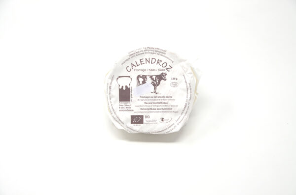 Calendroz camembert  bio +/- 380 g Fromagerie du Gros Chêne – Fromage biologique de type camembert à base de lait cru de vache. – Fromagerie du Gros Chêne