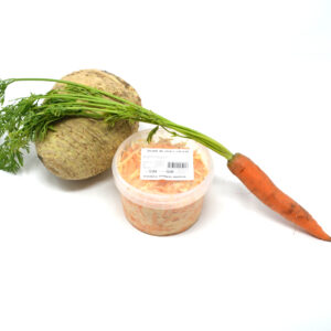 Salade carottes-céleri +/- 550g Boucherie Bourgeau – - – Boucherie Bourgeau