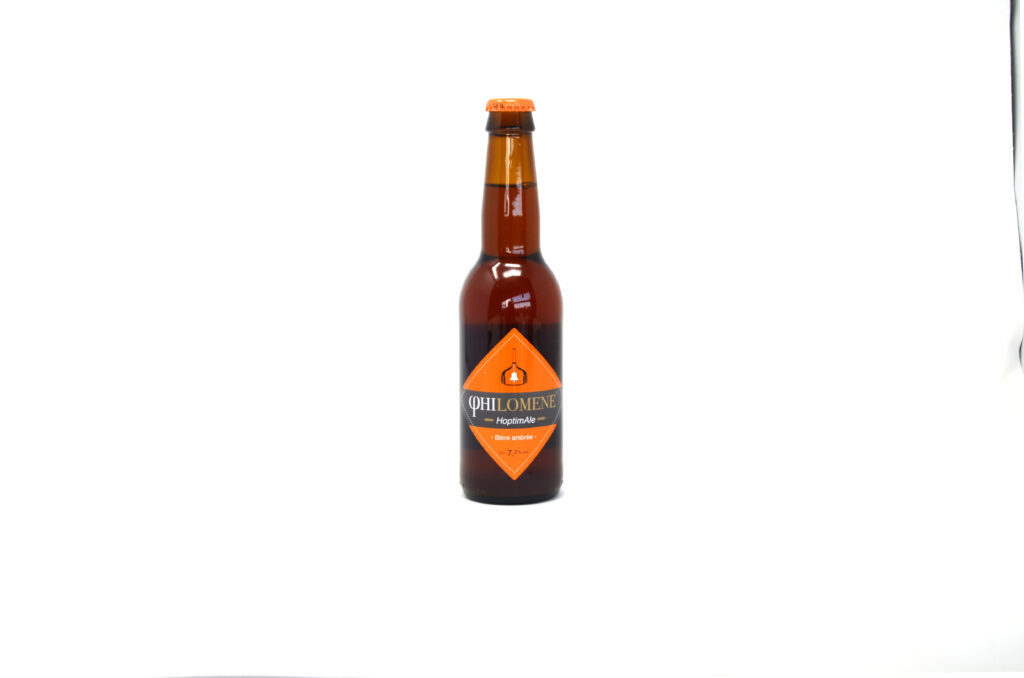 HoptimAle ambrée 33cl – Bière "pale-ale" aux notes de fruits suaves- Degré d’alcool : 7
