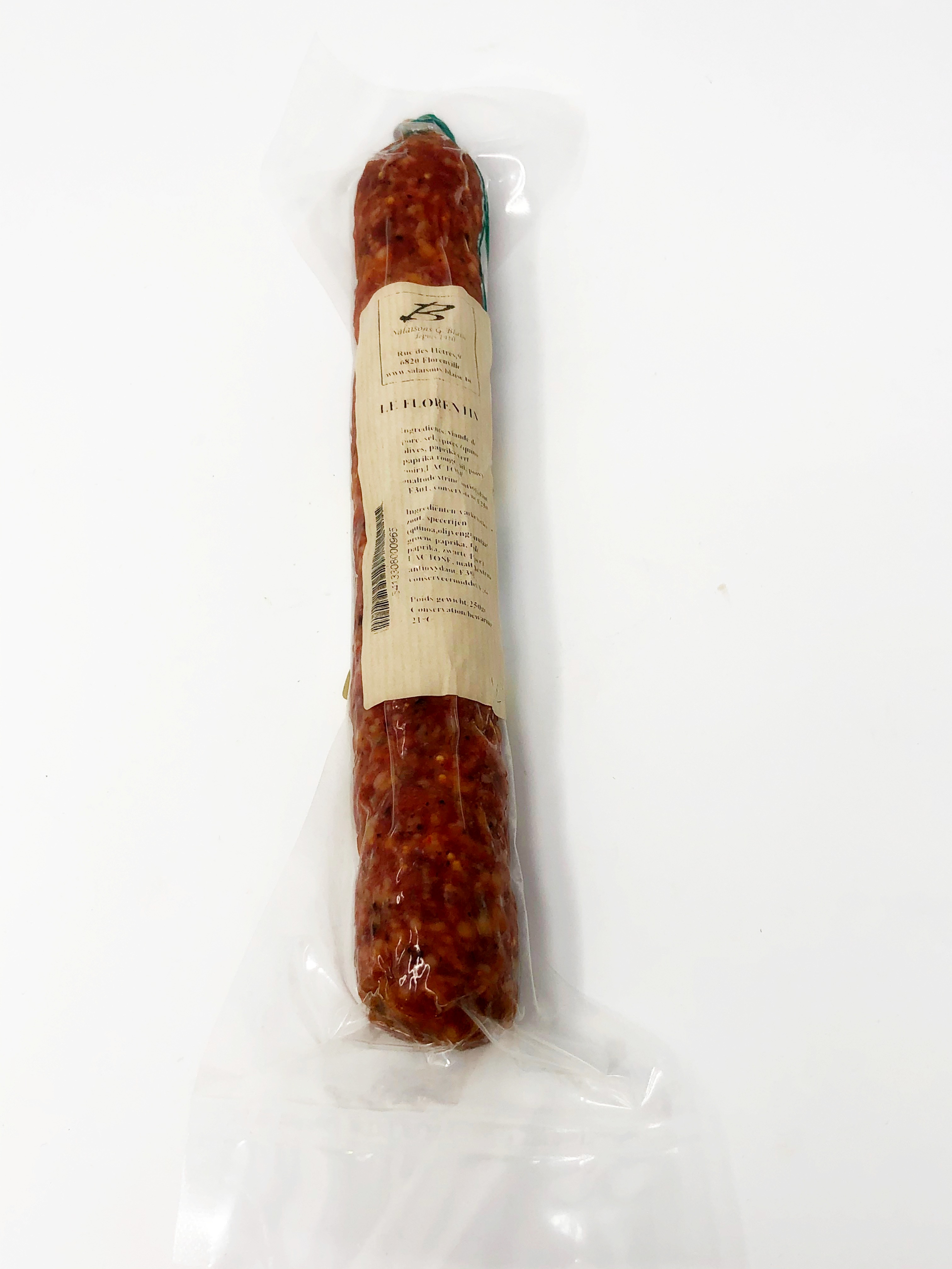 Saucisson le Florentin 250g – - – Salaisons G. Blaise Saucisson le Florentin 250g – - – Salaisons G. Blaise
