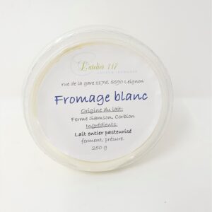 Fromage blanc nature 250g – - – L'Atelier 117
