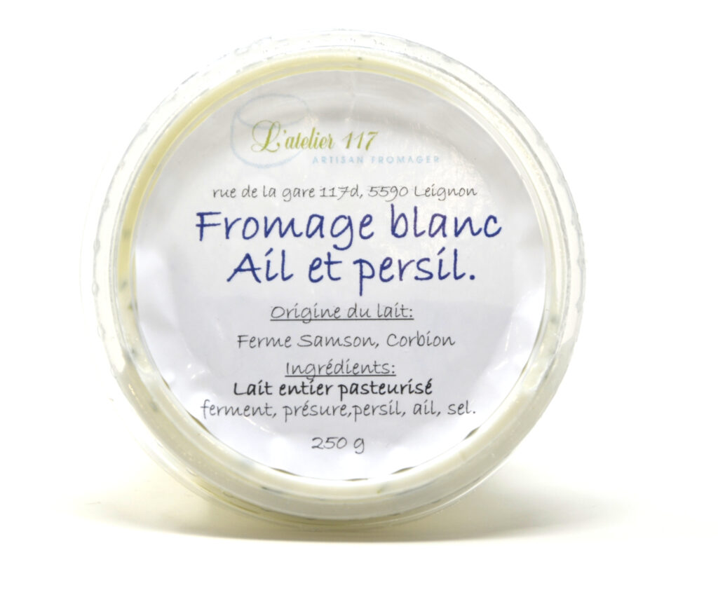 Fromage blanc Ail & Persil 250g Atelier 117 – - – L'Atelier 117