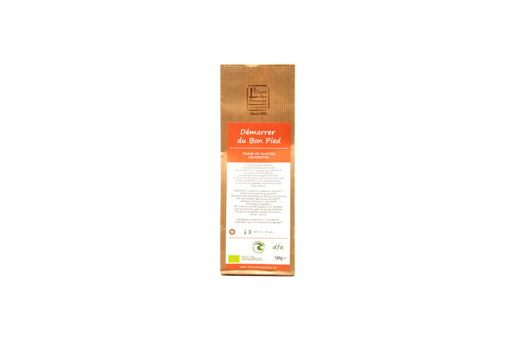 Tisane Démarrer du Bon Pied 50g – Tout est dit dans son nom