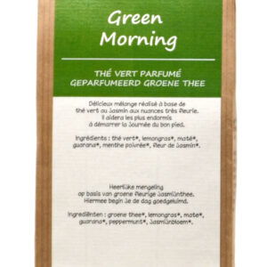 Thé vert green morning 100g – - – L'oasis des saveurs