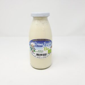 Crème fraiche au lait cru bio ferme de la Bourgade 25cl – - – Ferme de la Bourgade