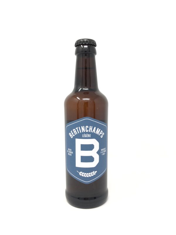 Bertinchamps légère 33cl – Une bière rafraichissante aux arômes fruités - Degré d’alcool : 5