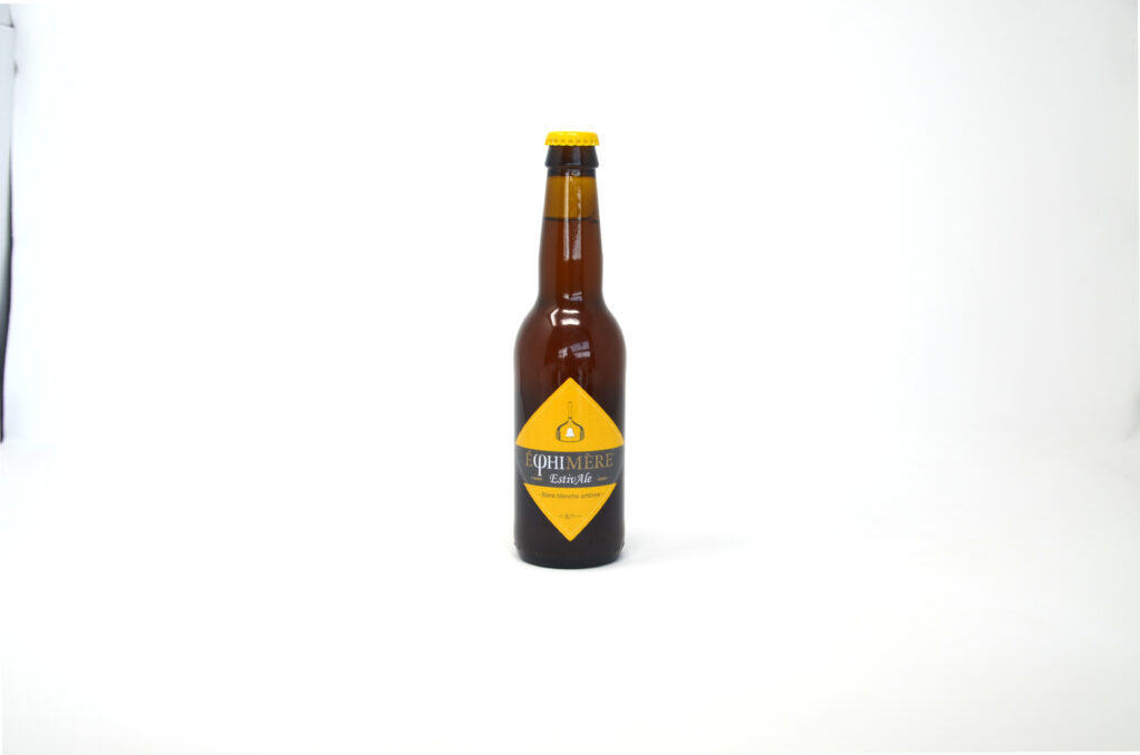Ephimère Estivale 33cl – Bière blanche ambrée au nez houblonné - Degré d’alcool : 5