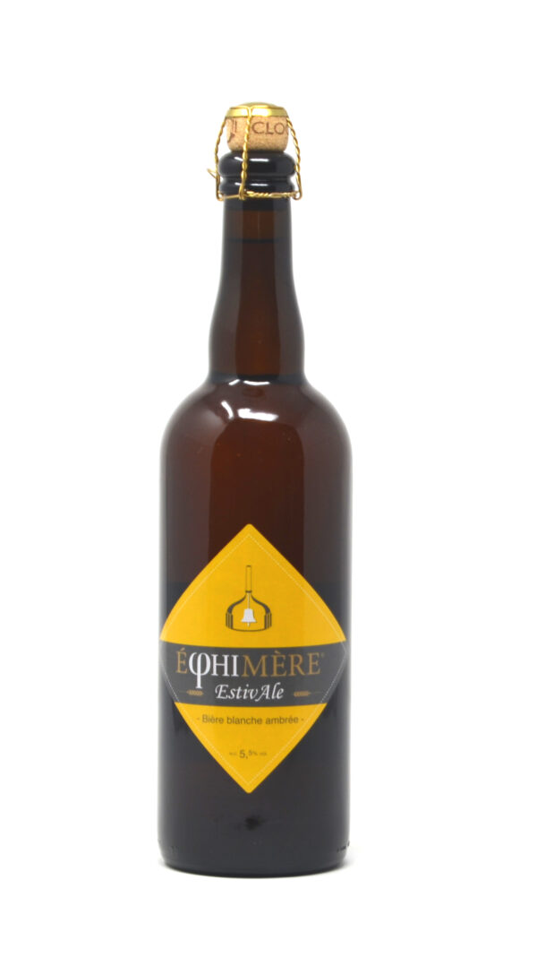 Ephimère Estivale 75cl – Bière blanche ambrée au nez houblonné
