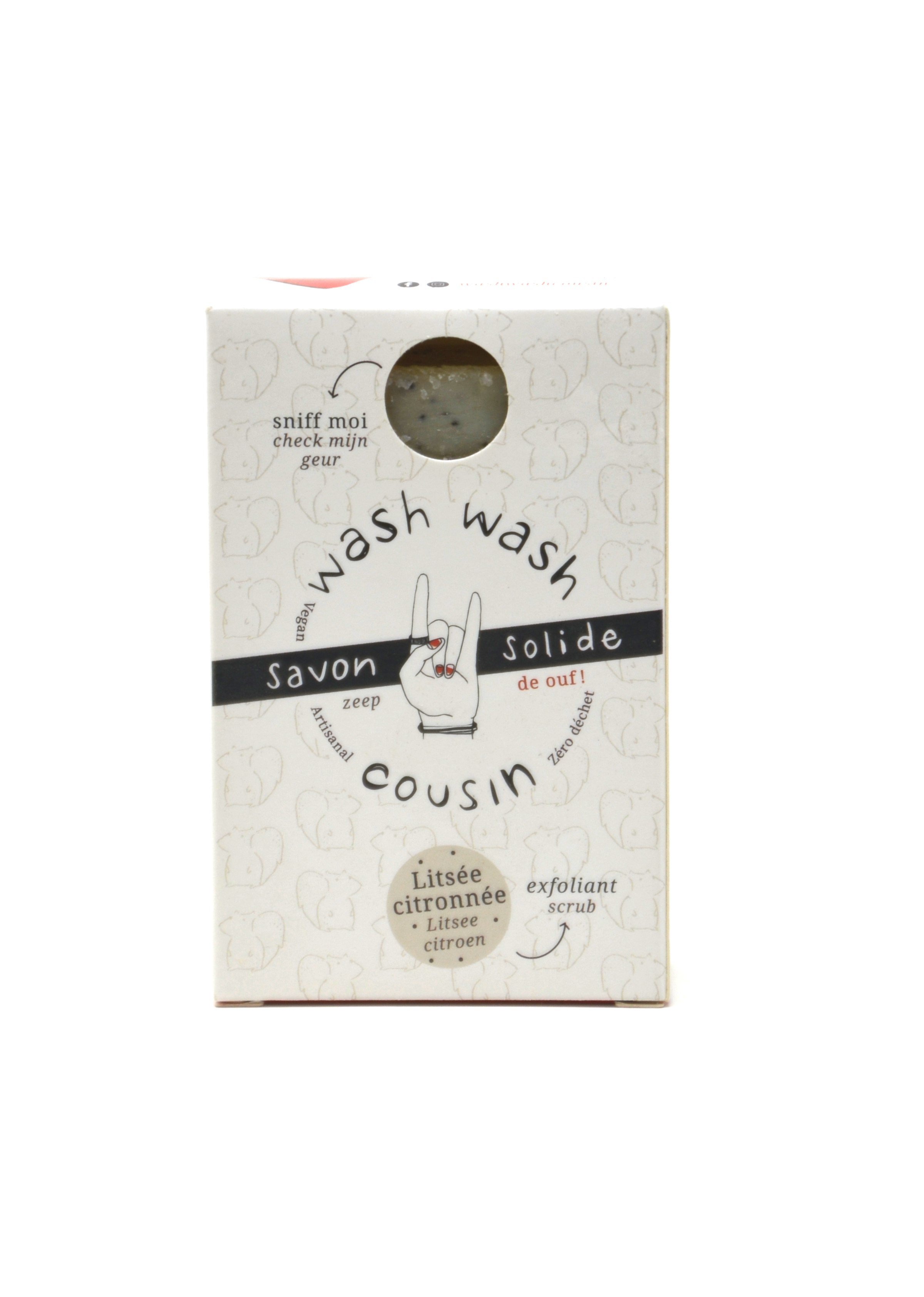 Savon exfoliant Litsée 100g Wash Wash Cousin – - – Wash Wash Cousin Savon exfoliant Litsée 100g Wash Wash Cousin – - – Wash Wash Cousin