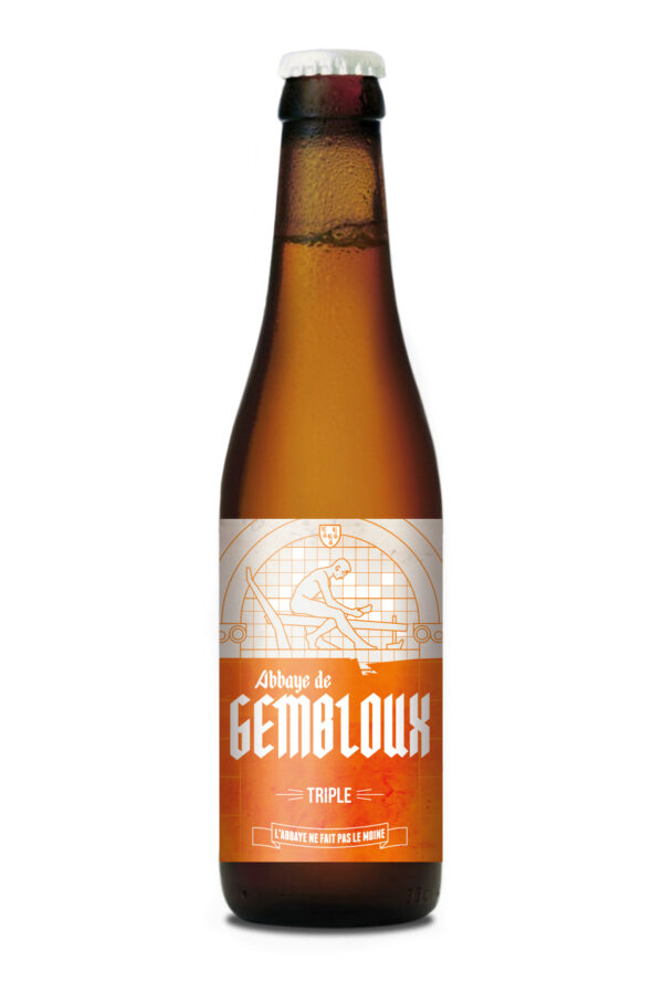 Abbaye de Gembloux Triple 33cl – Une Triple Lager : une bière unique en son genre ! - Taux d'alcool : 8% – Abbaye de Gembloux