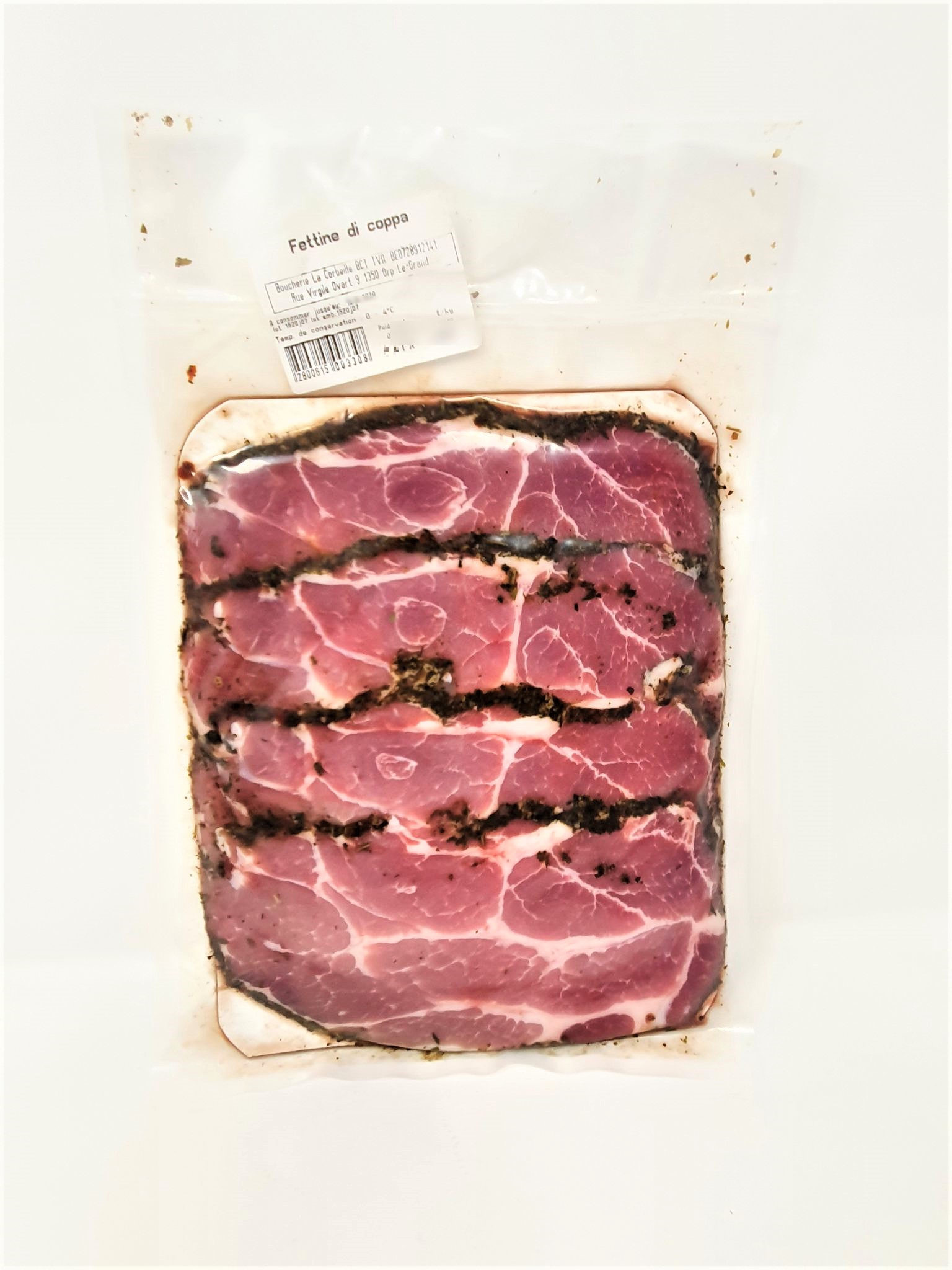 Fettini di coppa 4 tranches +/- 430g – - – Boucherie La Corbeille Fettini di coppa 4 tranches +/- 430g – - – Boucherie La Corbeille