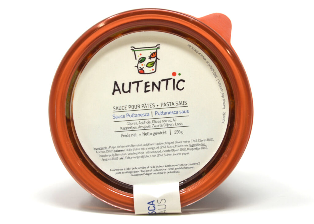 Sauce pour pâtes Puttanesca 250g Autentic (hors vidange 1€) – - – Autentic