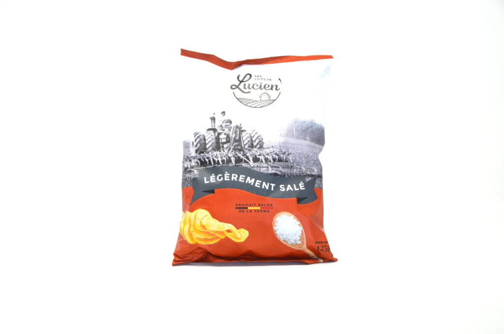 Chips de Lucien légèrement salé 125g – - – Les Chips de Lucien