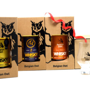 Belgian Owl Pack Collector – 1 bouteille de whisky Belgian Owl "By Jove"