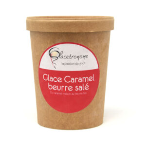 Glace caramel beurre salé 1L Glace Tronome – - – Le Glacetronome
