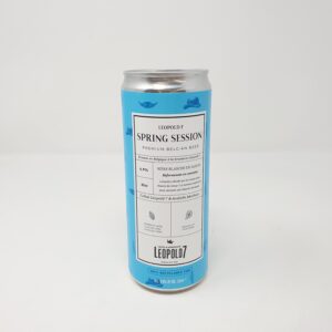 Léopold 7 Spring Session 33cl Brasserie de Marsinne – « Léopold a décidé que le beau temps était de retour pour de bon ! La période idéale pour déguster une délicate et rafraîchissante Pale Ale. » - Taux d'alcool : 4.9% – Brasserie de Marsinne - Léopold 7