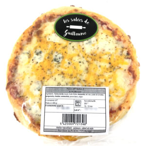 Pizza 4 fromages diamètre 23cm Les Salées de Guillaume – Un autre classique que nous propose Guillaume avec sa propre recette ! – Les salées de Guillaume
