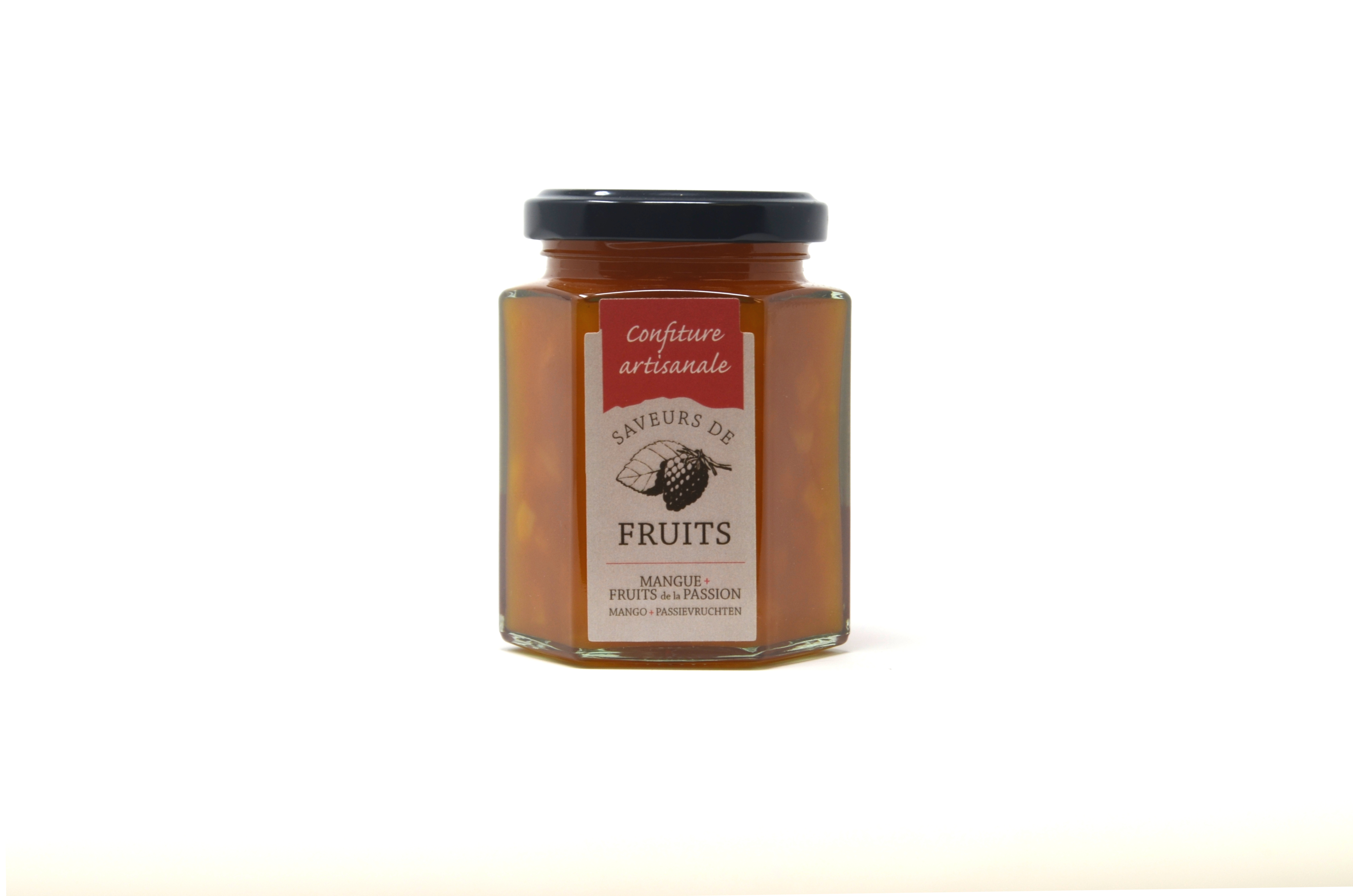 Confiture Mangue-Passion 320g – - – Saveurs de Fruits Confiture Mangue-Passion 320g – - – Saveurs de Fruits