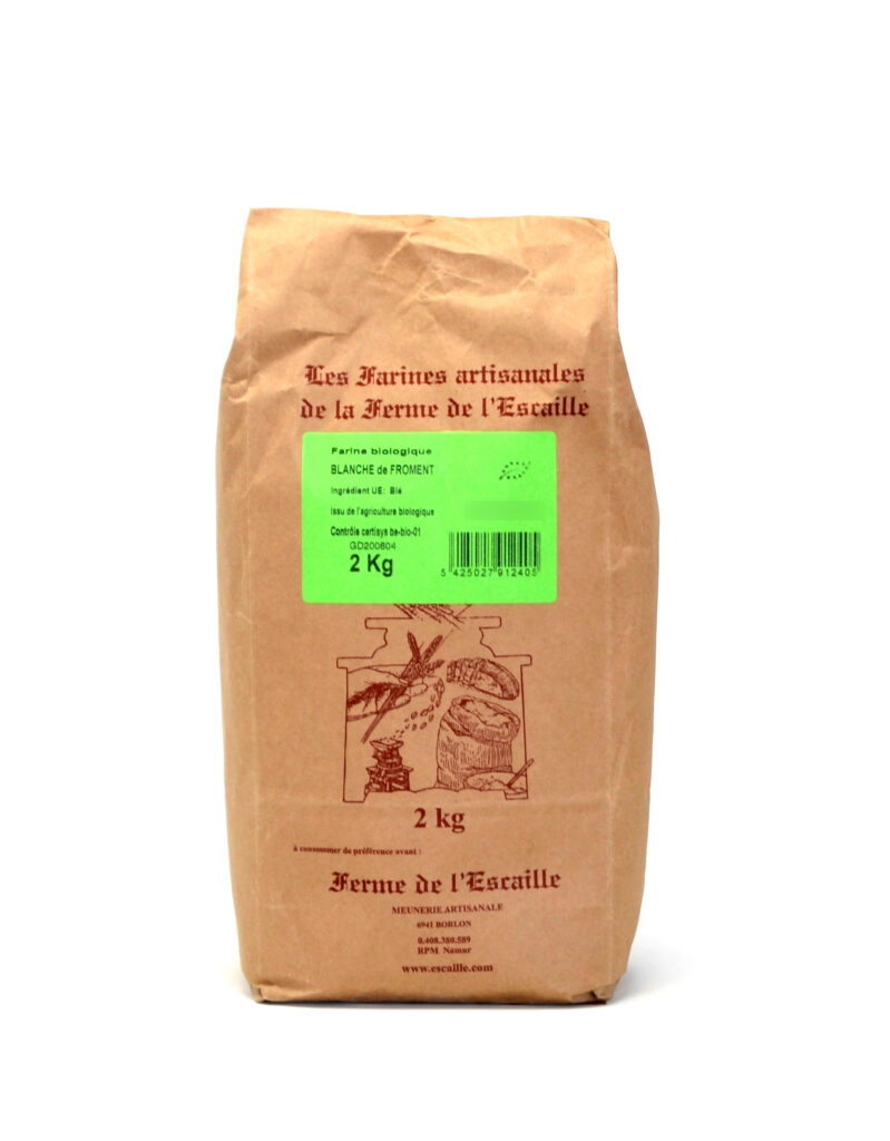 Farine blanche de froment Escaille 2kg – - – Ferme de l'Escaille