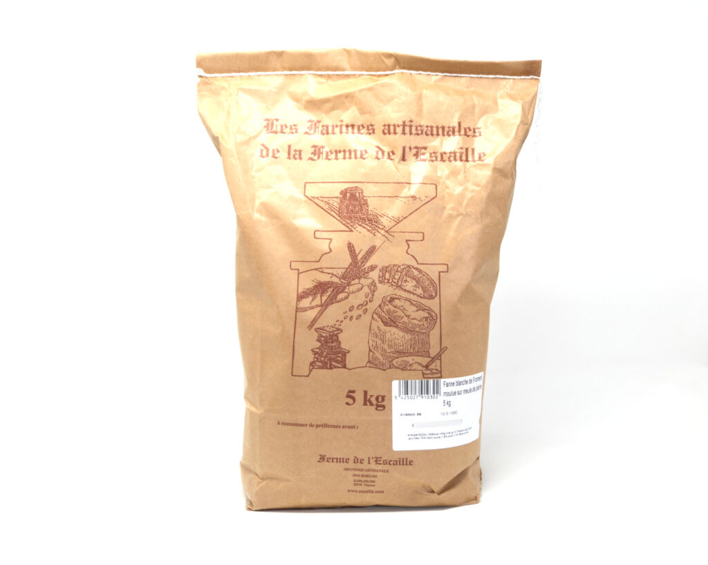 Farine blanche de froment Escaille 5kg – - – Ferme de l'Escaille