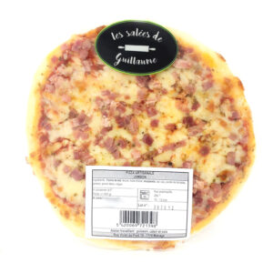Pizza jambon diamètre 23cm Les Salées de Guillaume – La prosciutto