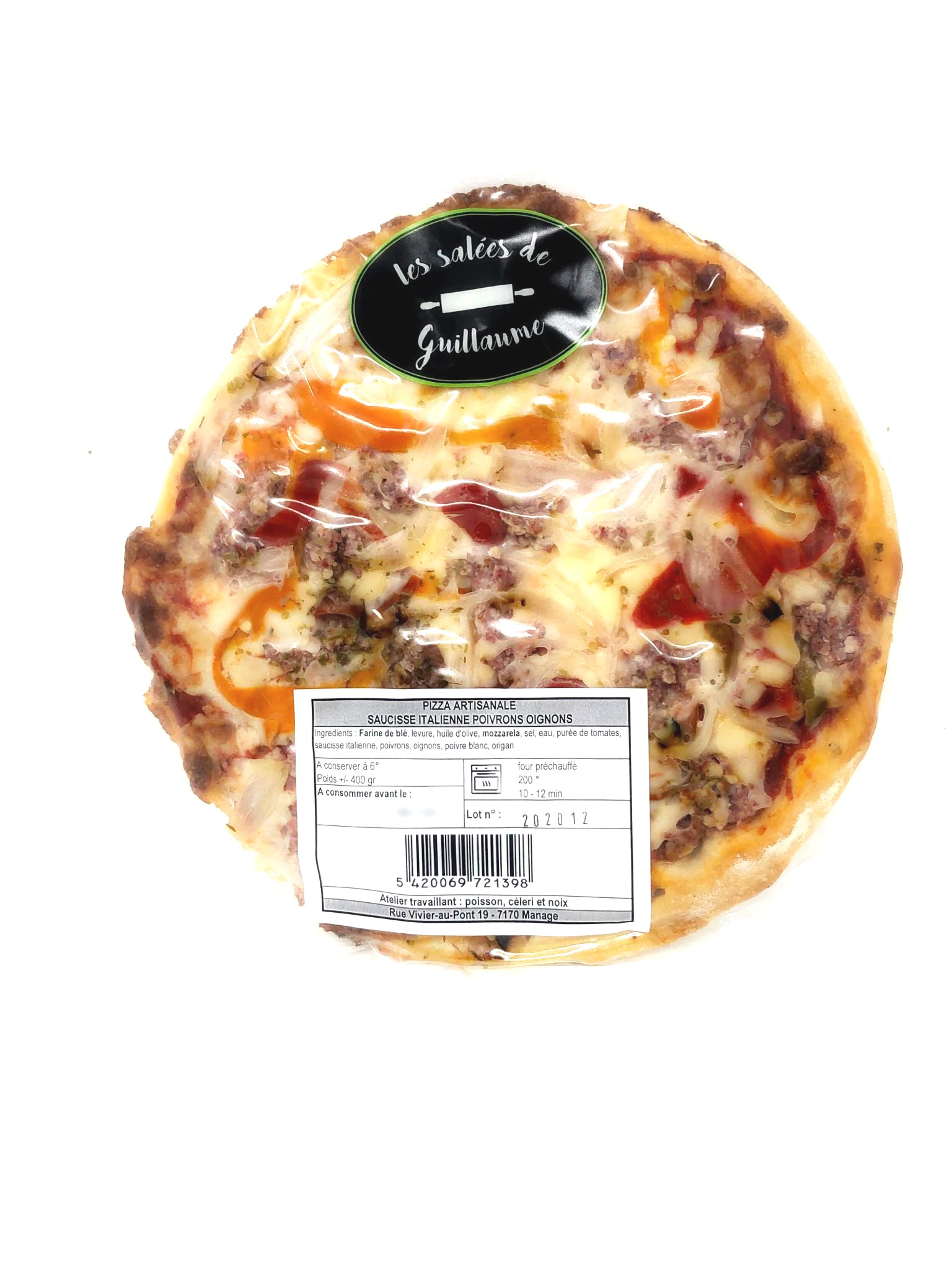 Pizza saucisse italienne Pizza saucisse italienne