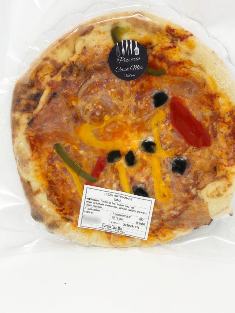 Pizza Dima diamètre 30cm Casa Mia – La pizza au salami de la Casa Mia de vedrin ! – Pizzeria Casa Mia Vedrin