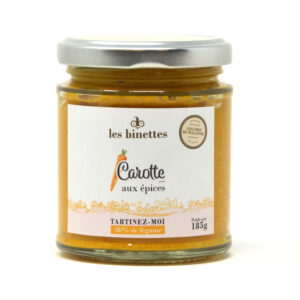 Tartinade carottes-épices 185g Les Binettes – - – Les Binettes