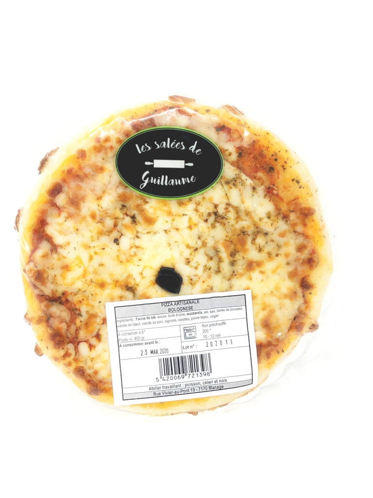Pizza bolognèse Guillaume – Un pizza classique