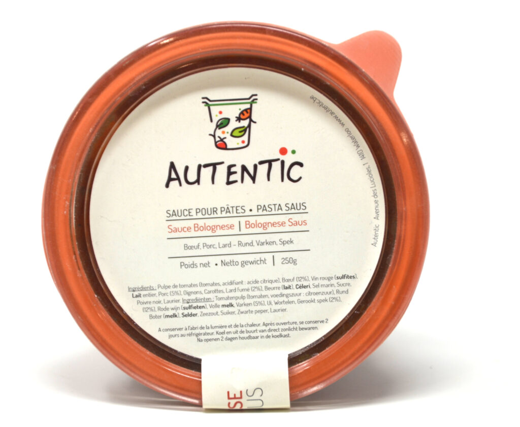 Sauce pour pâtes Bolognese 250g Autentic (hors vidange 1€) – - – Autentic