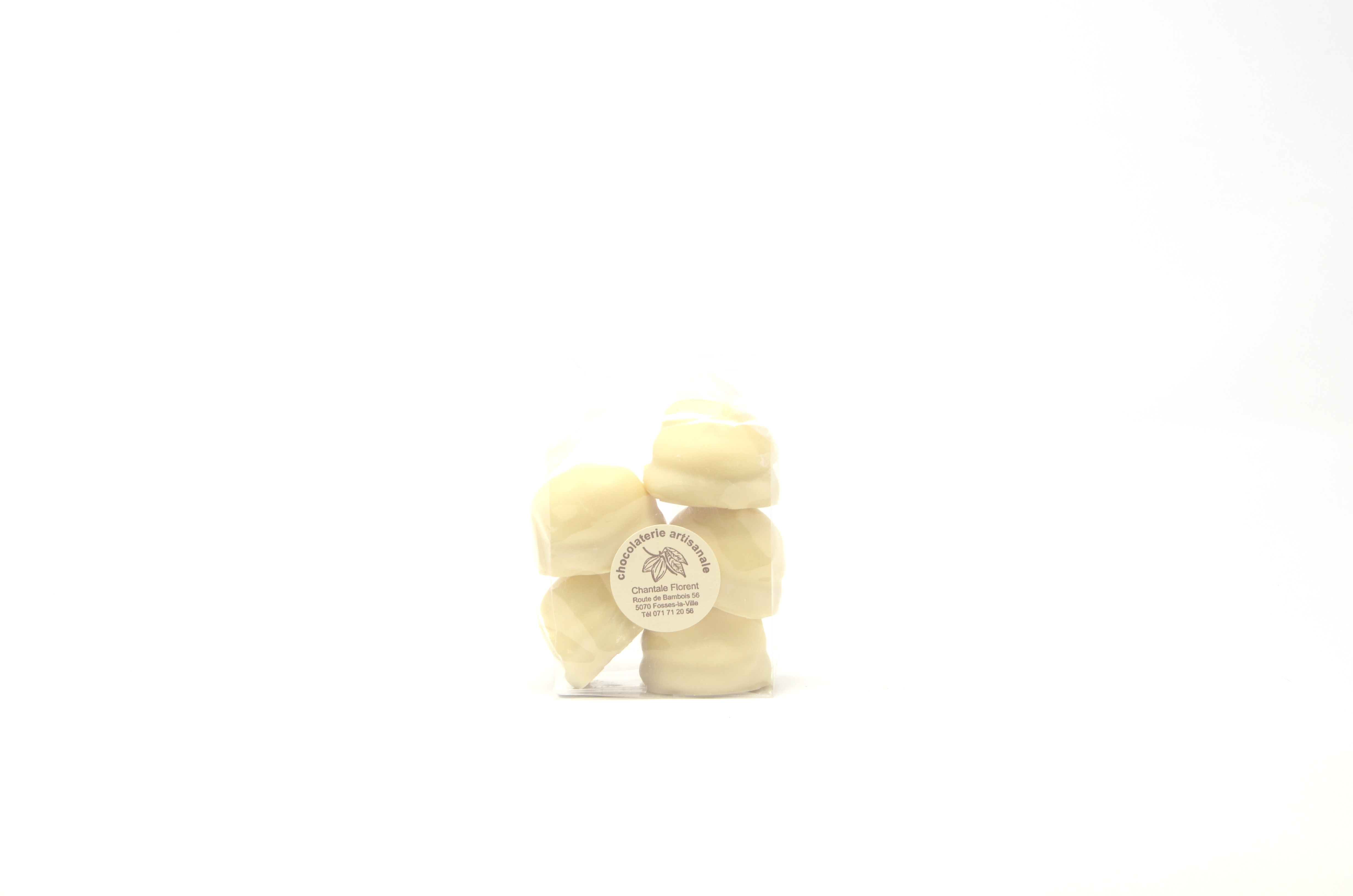 Mini-mélo blanc 5pcs – - – Chocolaterie Chantale Florent Mini-mélo blanc 5pcs – - – Chocolaterie Chantale Florent