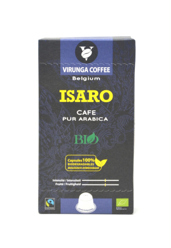 Café Isaro capsules 52g Virunga Bio – Compatible avec les machines à café de type Nespresso ! – Virunga Coffee