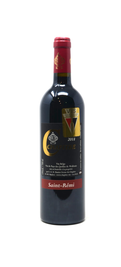 Saint-Rémi 2018 75cl Domaine du Chapitre – Vin rouge sec de garde millésime 2018 à base du cépage "Régent"