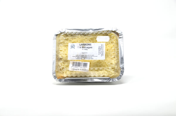 Lasagne 4 fromages Ferme de la Bourgade +/- 450g Bio – - – Ferme de la Bourgade