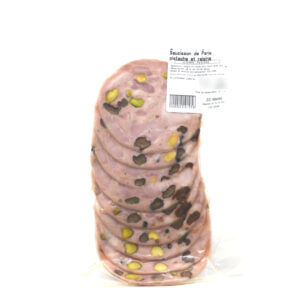 Saucisson de Paris pistache et raisin +/- 200g – - – Boucherie La Corbeille