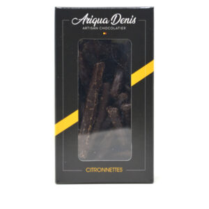 Citronnettes chocolat noir 130g Ariqua Chocolaterie – - – Ariqua chocolaterie