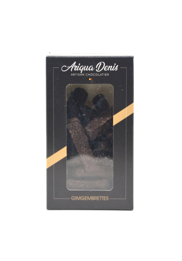 Gingembrettes chocolat noir 130g Ariqua Chocolaterie – - – Ariqua chocolaterie
