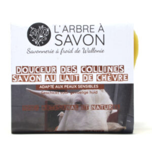 Savon au lait de chèvre 100g Arbre à Savon – Savon au lait cru de chèvre idéal pour peaux sensibles. – #N/A