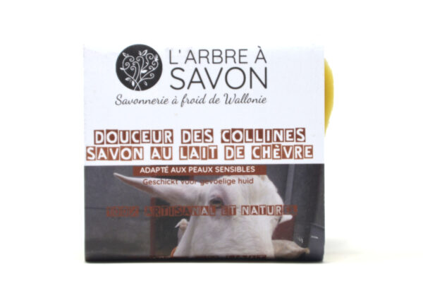 Savon au lait de chèvre 100g Arbre à Savon – Savon au lait cru de chèvre idéal pour peaux sensibles. – #N/A