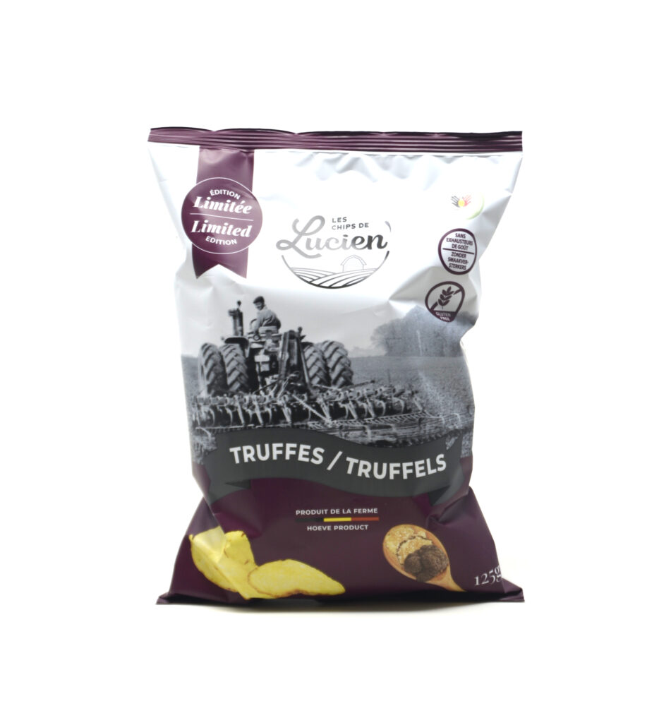 Chips de Lucien à la truffe 125g – - – Les Chips de Lucien